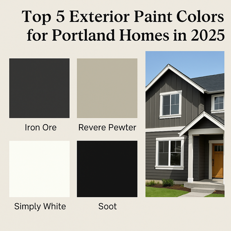 Top 5 Exterior Paint Colors for Portland Homes in 2025