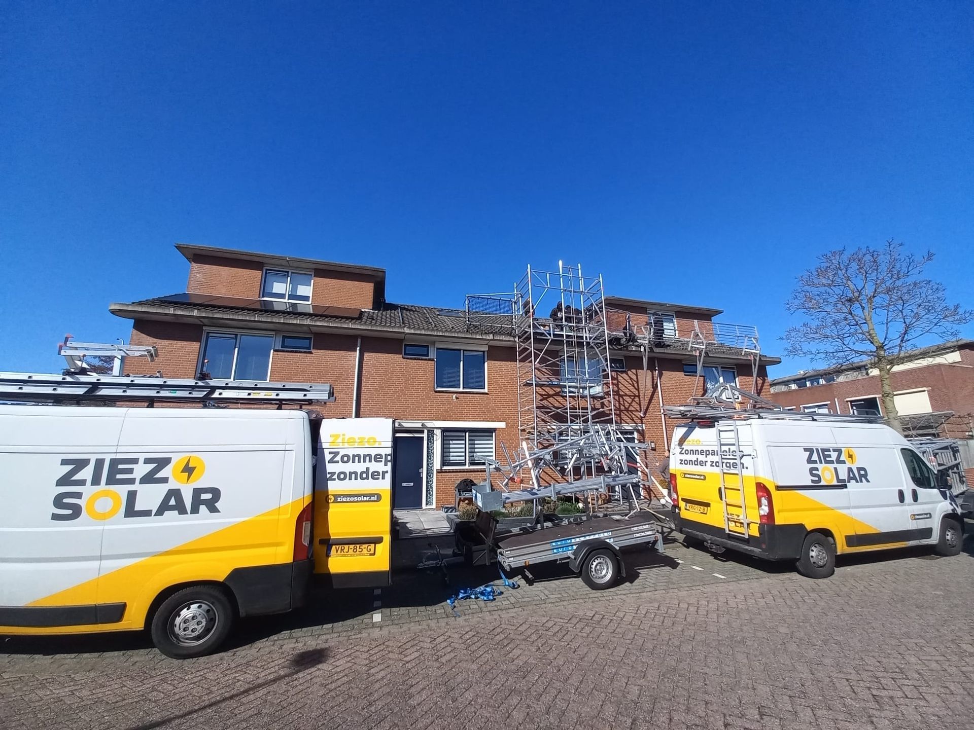 Moderne Techniek Op Historische Gebouwen In Haarlem