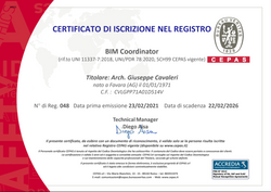 Certificato BIM Coordinator