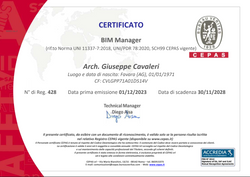Certificato BIM Manager