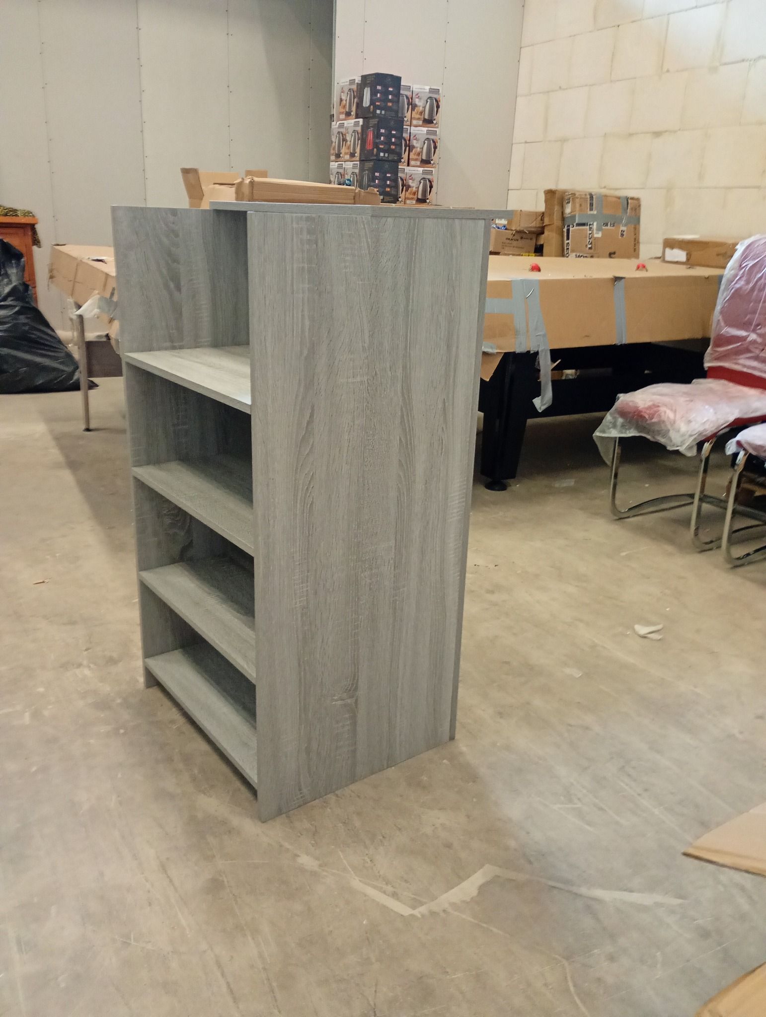 Receptie Desk Bestaat uit 4 planken