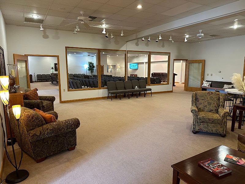 Schmidt Family Funeral Home Seating Room