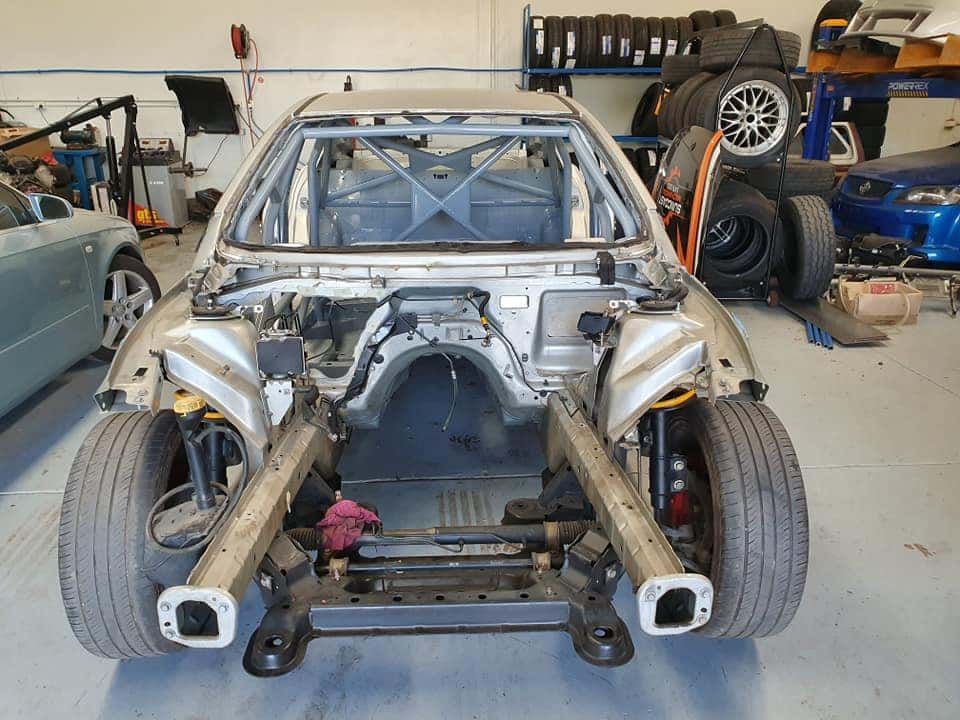 A Car That Is Being Built In A Garage — Suncoast Mechanical In Nambour, QLD