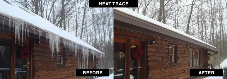 Before and After Heat Trace — Green Bay, WI — Neville’s Inc.