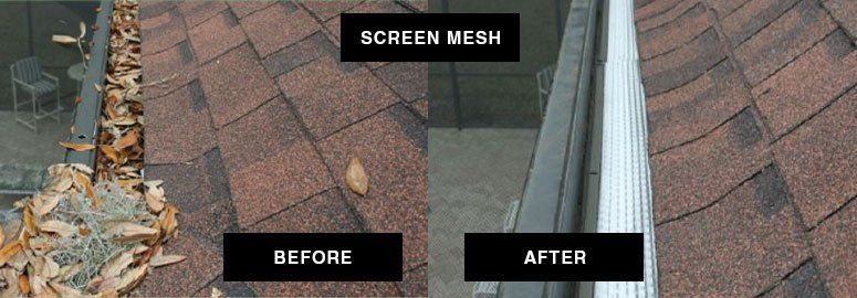 Before and After Screen Mesh — Green Bay, WI — Neville’s Inc.