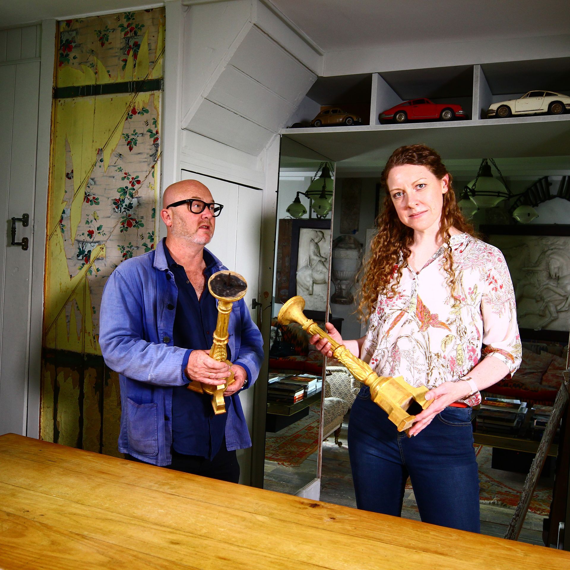 Ruth Tappin and Drew Pritchard the restorers
