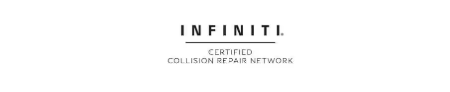 Infiniti Certified Collision Repair Network logo.
