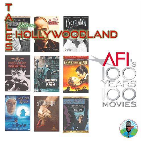 A collection of hollywood movies including casablanca and gone with the wind