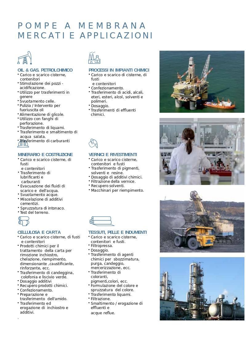 Pompe a membrana Bergamo