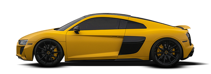Yellow Audi Side View | Fiore's Automotive