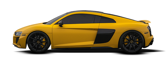 Yellow Audi Side View | Fiore's Automotive