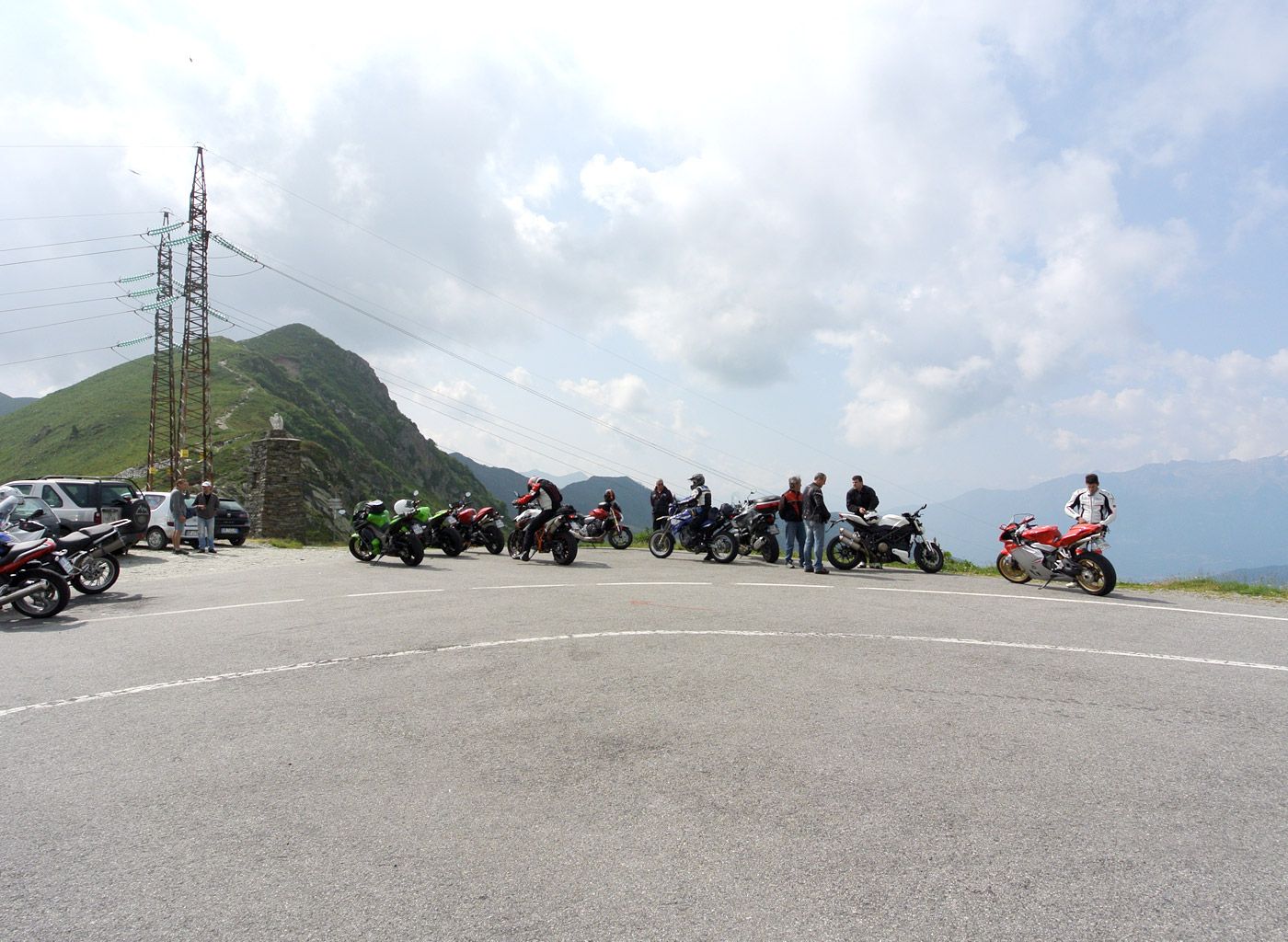 escursioni in moto al passo di S. Marco