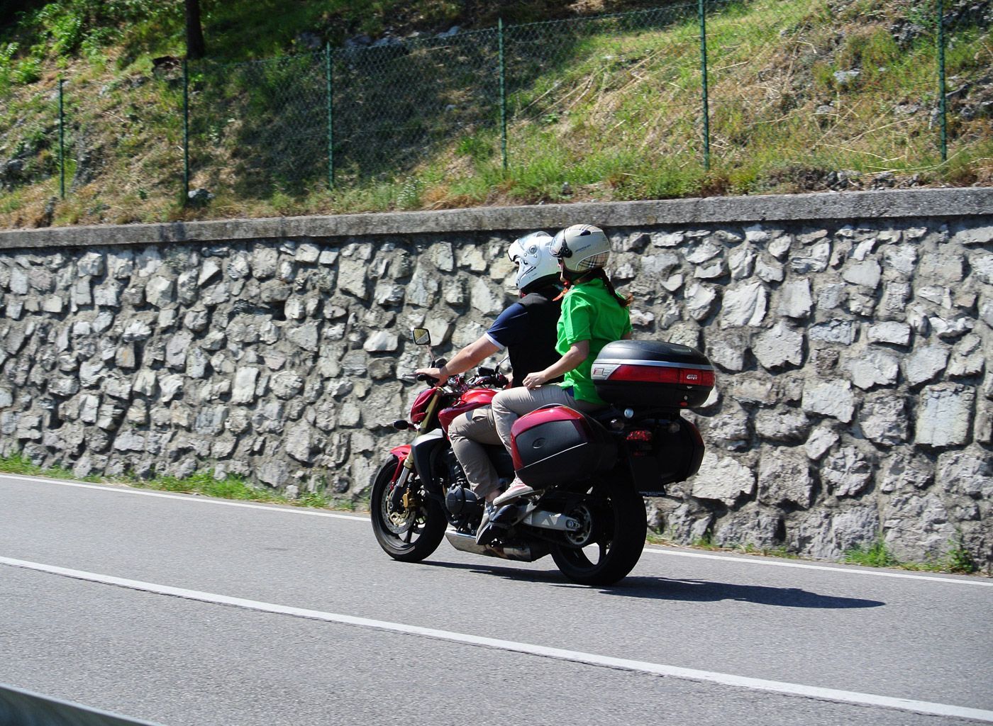 escursione in moto