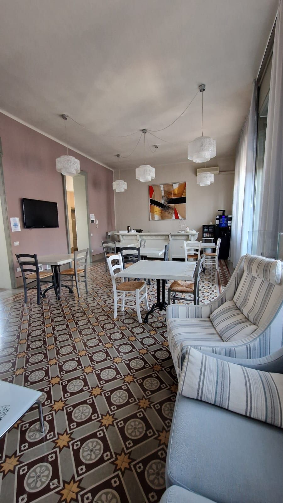 lounge comune per colazioni