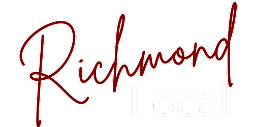 The word richmond is written in red on a white background.