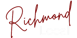 The word richmond is written in red on a white background.