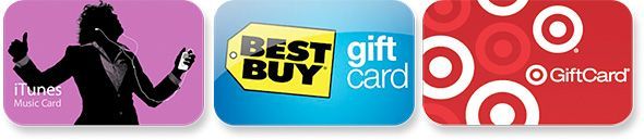 Best buy gift card target gift card and itunes gift card