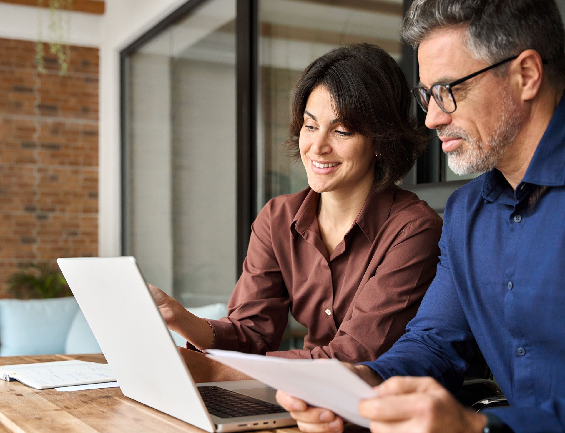 Couple Looking at Their Finances