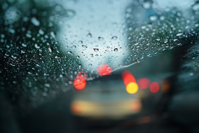 Rain-covered windshield | Morin Brothers Automotive