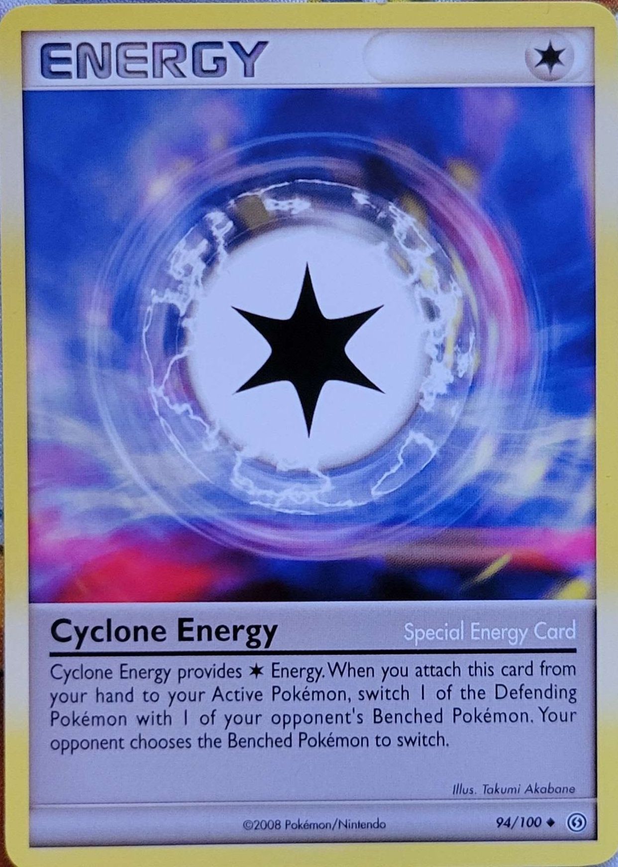 Pokémon card Cyclone Energy