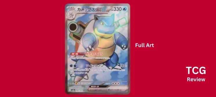 full art Blastoise Pokémon card