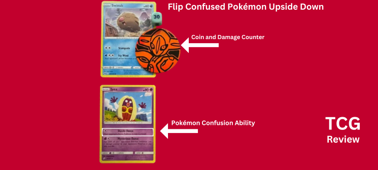 Pokémon TCG confusion status effect example