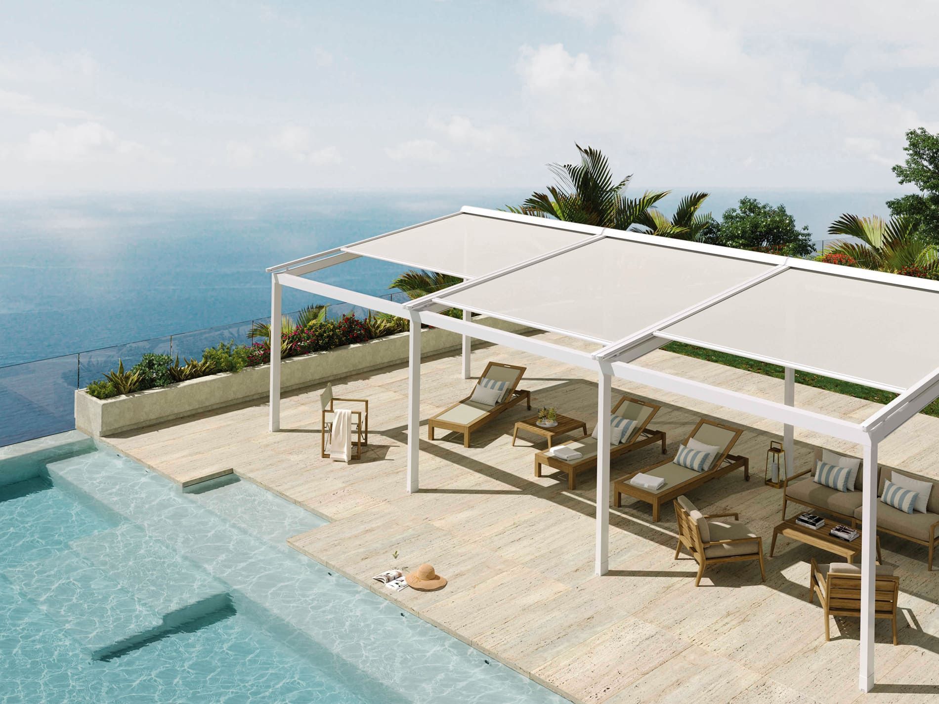 Tende a rullo per
COPERTURE ORIZZONTALI