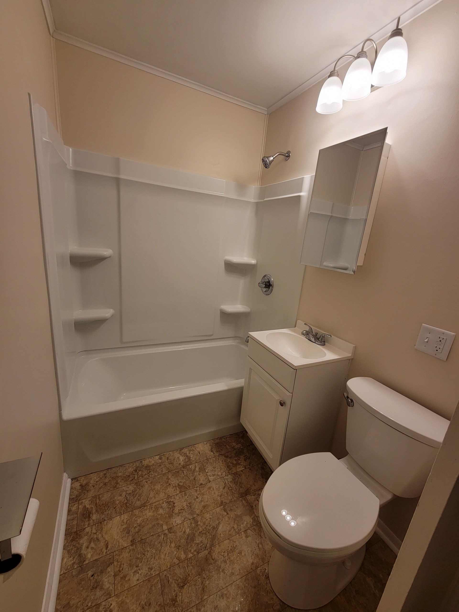 Bathroom after remodel