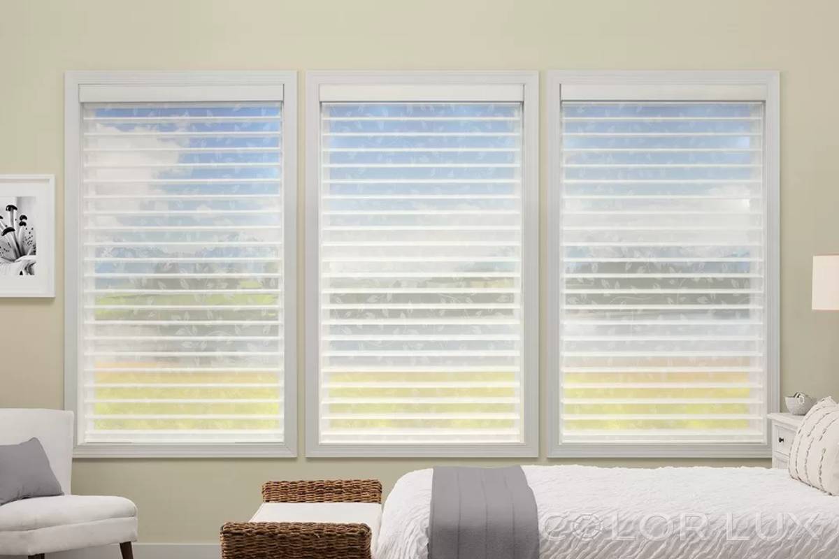Sheers and Shadings, Comfortex Window Fashions Color Lux® Sheer Horizontal Shadings, near Manchester, New Hampshire (NH)