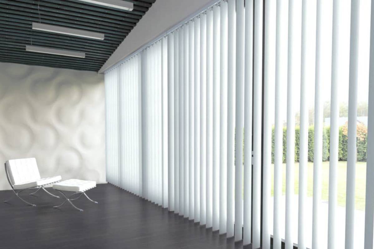 Norman® Synchrony™ Vertical Blinds, vertical blinds for sliders, vertical blinds for windows near New Hampshire (NH)