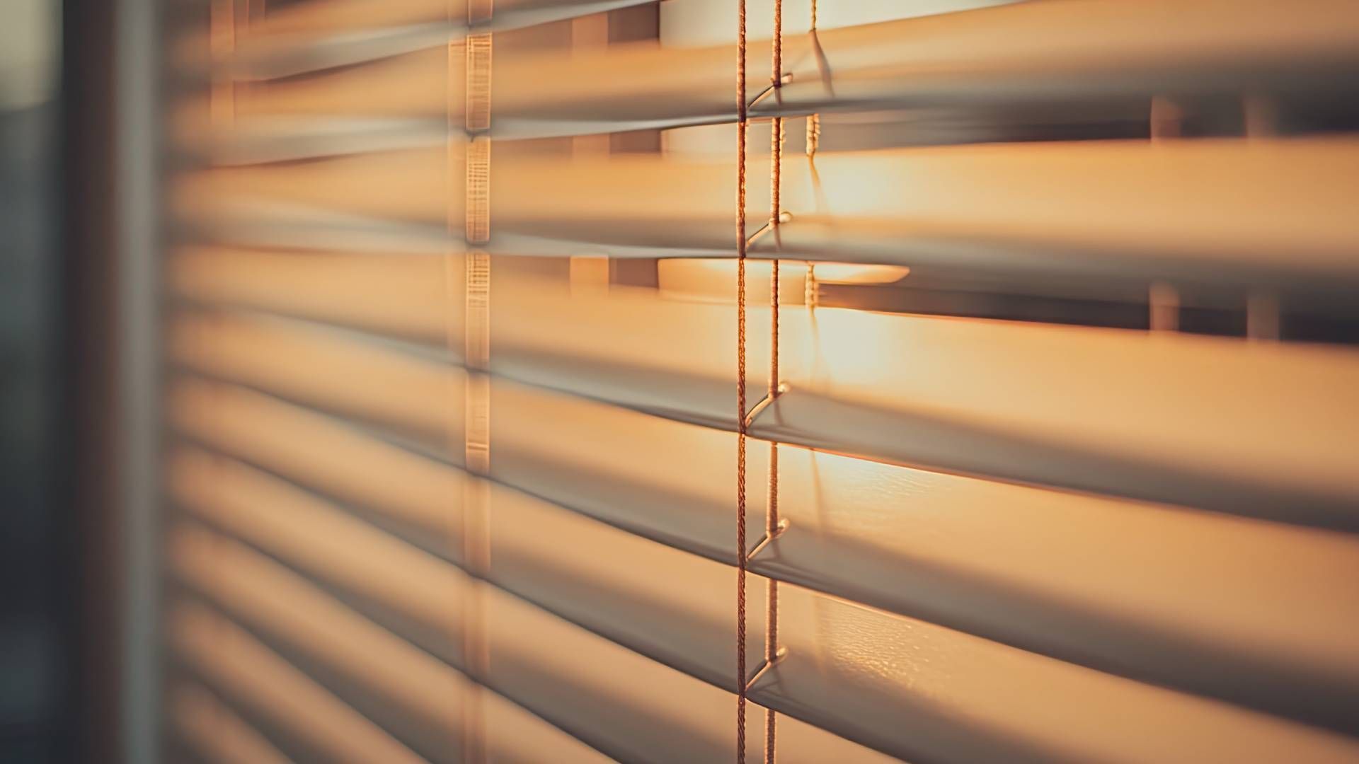 Light-filtering blinds in a home near Manchester, NH