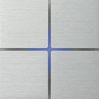 Sentido Brushed Aluminium 202-01