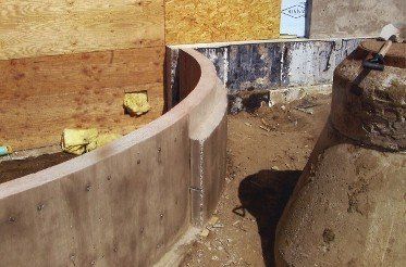 Concrete wall construction