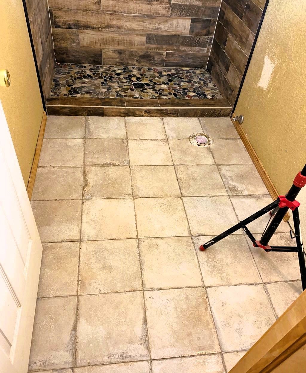 Aged Travertine Look Porcelain Tile