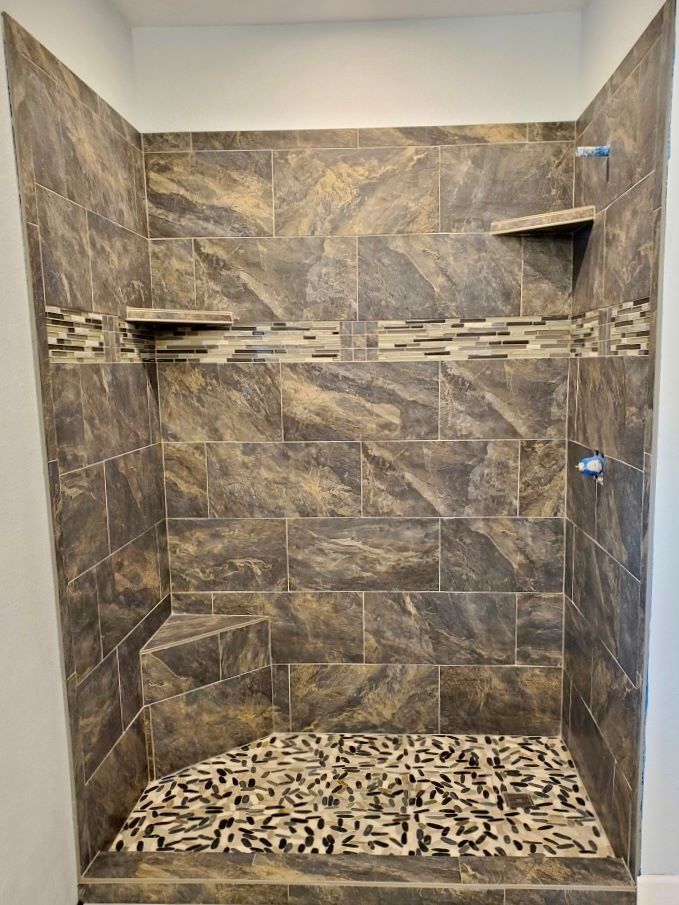 Earth Toned Shower