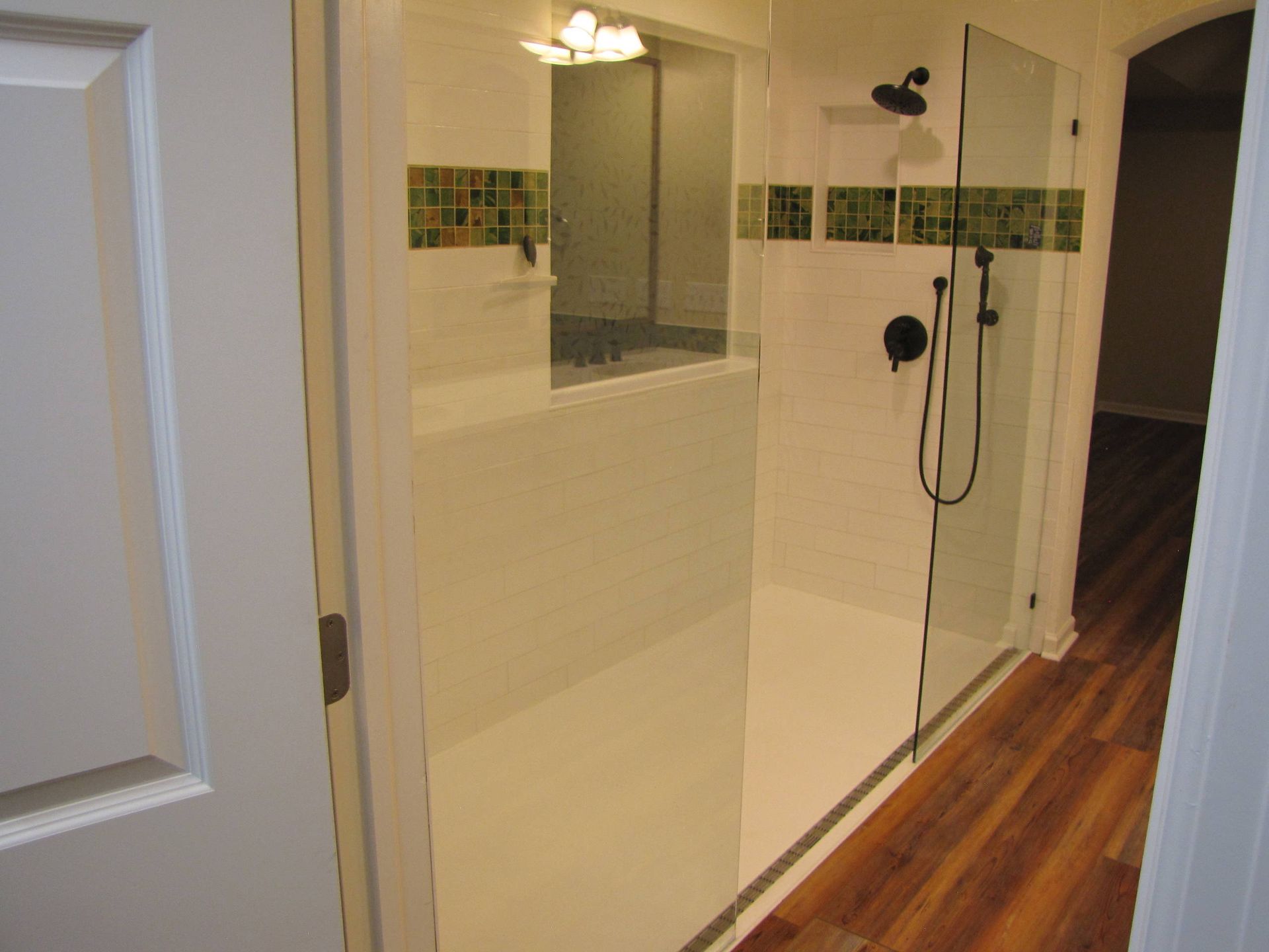 Custom Corian Shower Pan