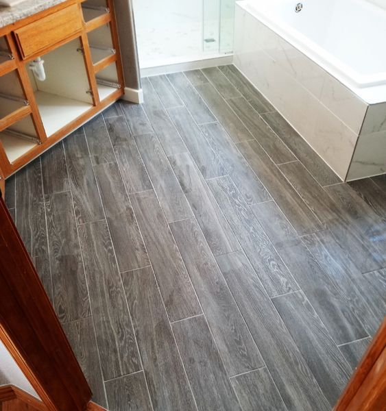 Wood Look Porcelain Tile Floor