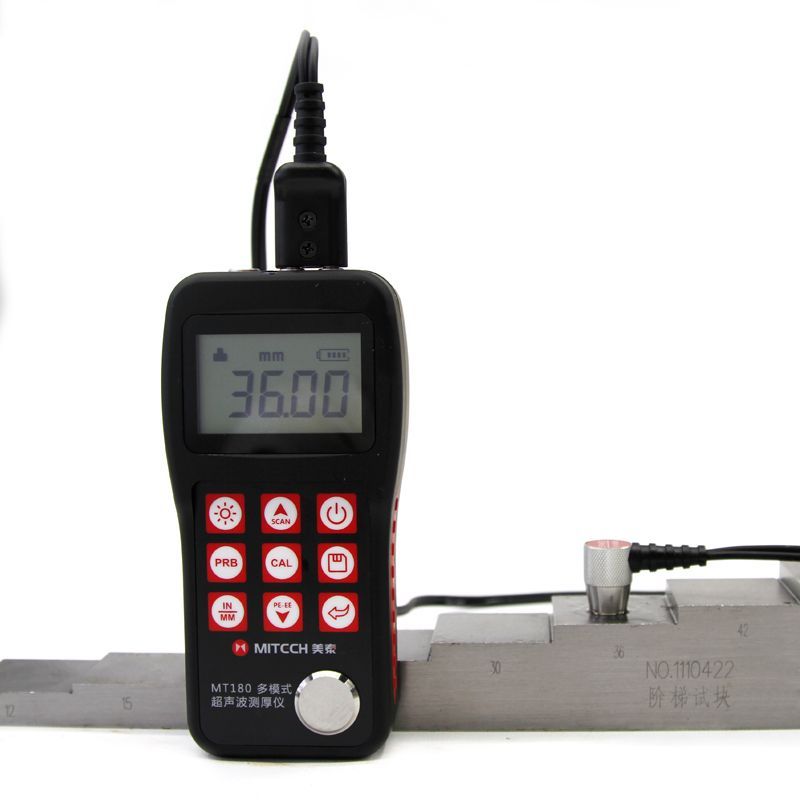 Medidor de Espesor, por ultrasonido, Multi-Modo, modelo MT-180, marca Mitech