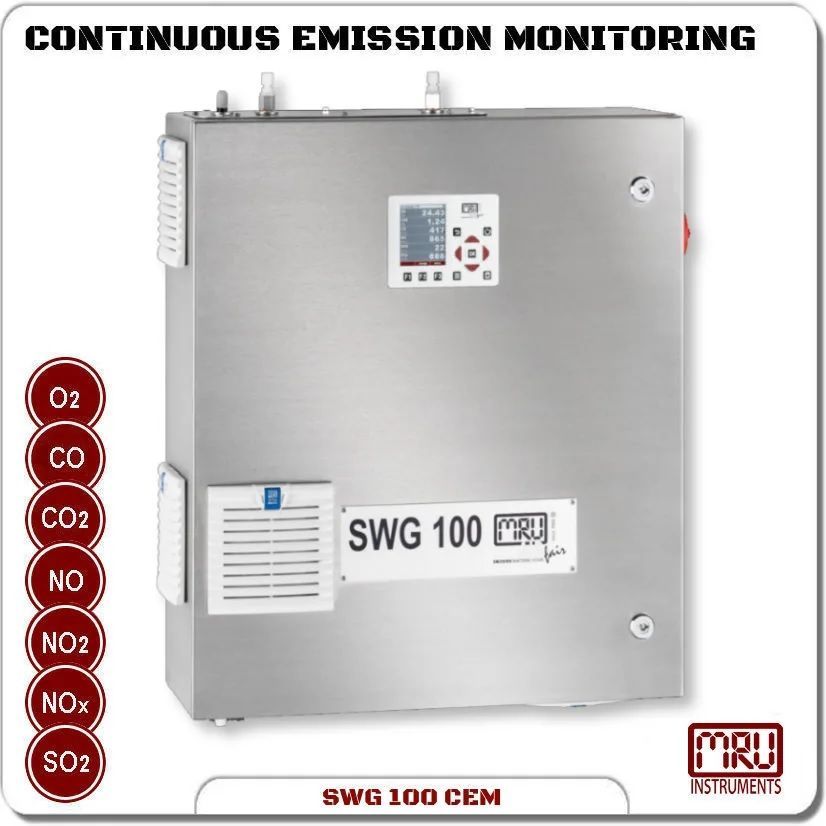 Analizador de Gases
Analizador de Gases CEM
Analizador de gases de Caldera
Analizador de Gases de Combustión
MRU GmbH
SWG-100
