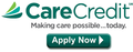 CareCredit logo with 