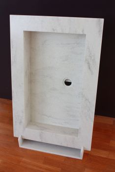 custom square solid surface sink