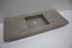 solid surface custom sink and counter