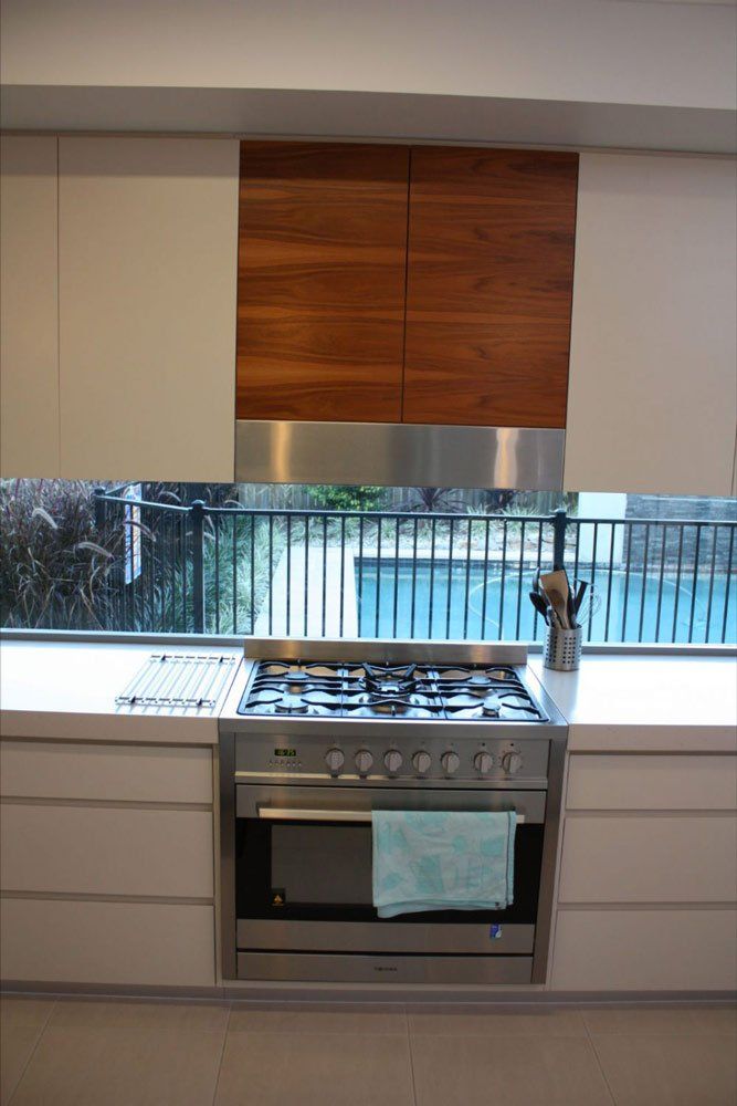 solid surface counter tops with stove