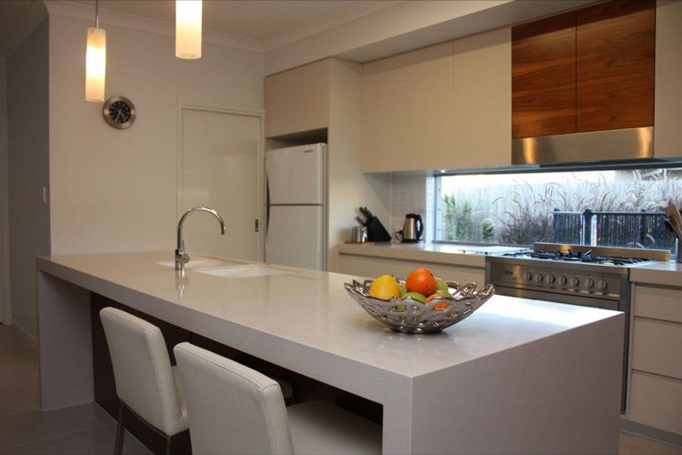 white solid surface counter tops breakfast bar