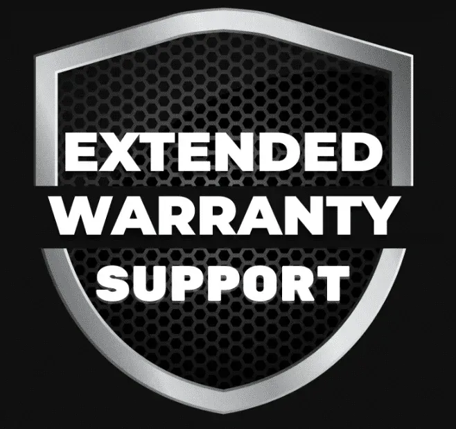 A metallic shield icon with a black honeycomb background, containing the white text: 