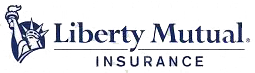 The logo for liberty mutual insurance has a statue of liberty on it.