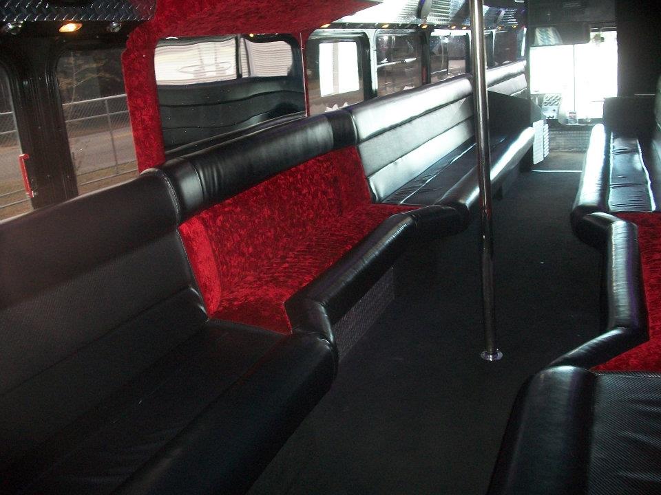 Limo Bus — Interior design of a party bus in Pensacola, FL
