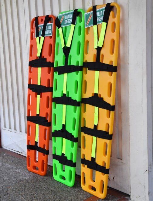 camillas emergencias  botiquines y extintores lcd