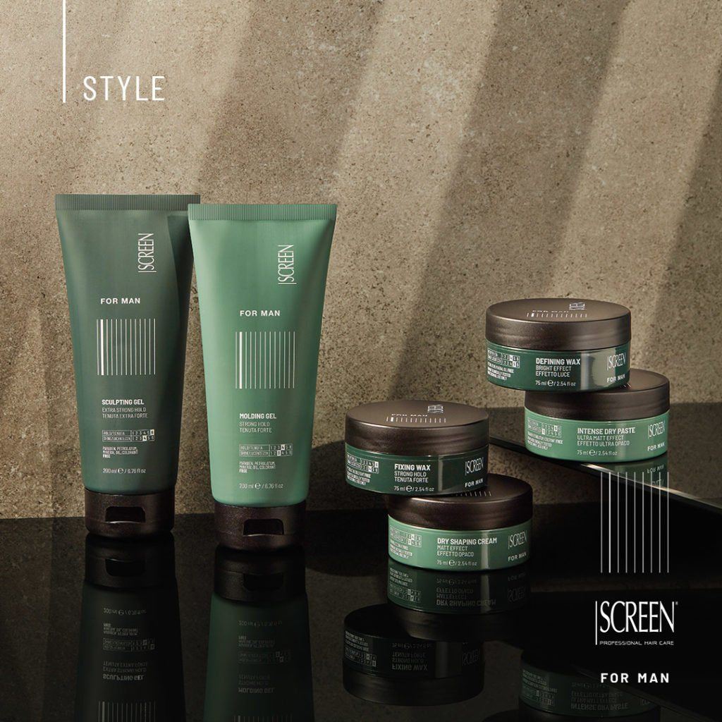 prodotti della linea Screen per uomo
