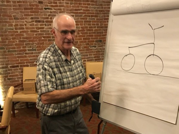 Dave Watterson playing Pictionary